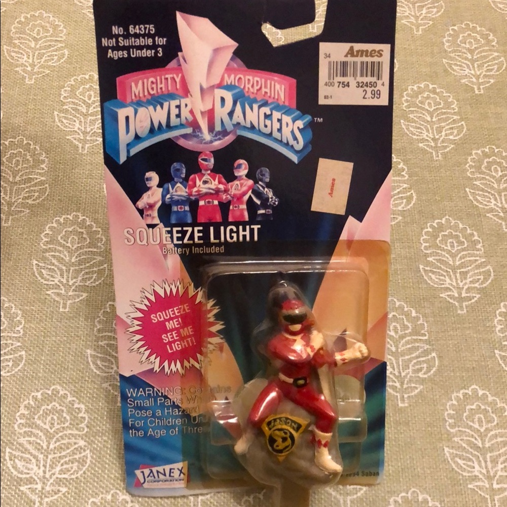 Power Ranger Red Squeeze Light